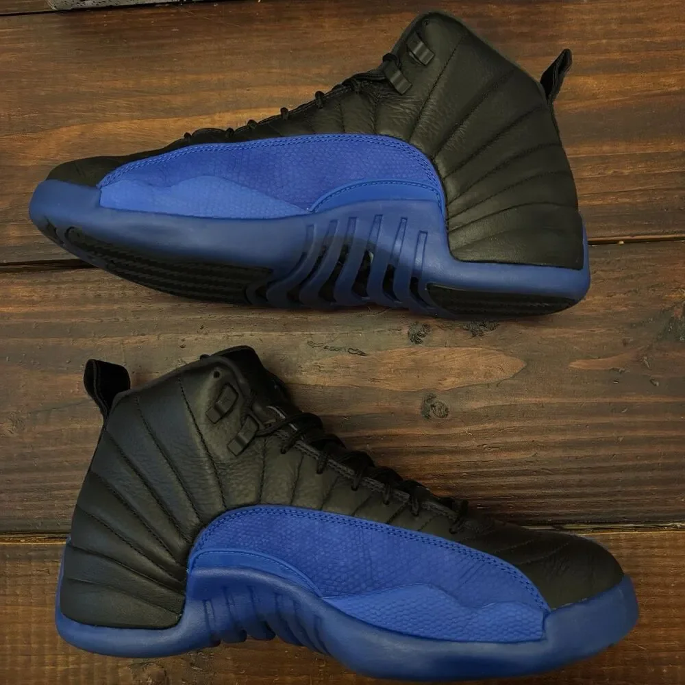Air Jordan 12 Retro Black Game Royal Shoes